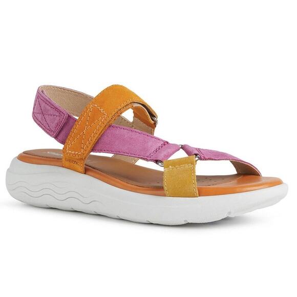 Geox Spherica EC5 Sporty Cushioned Sandals Size 38 New - Picture 1 of 13